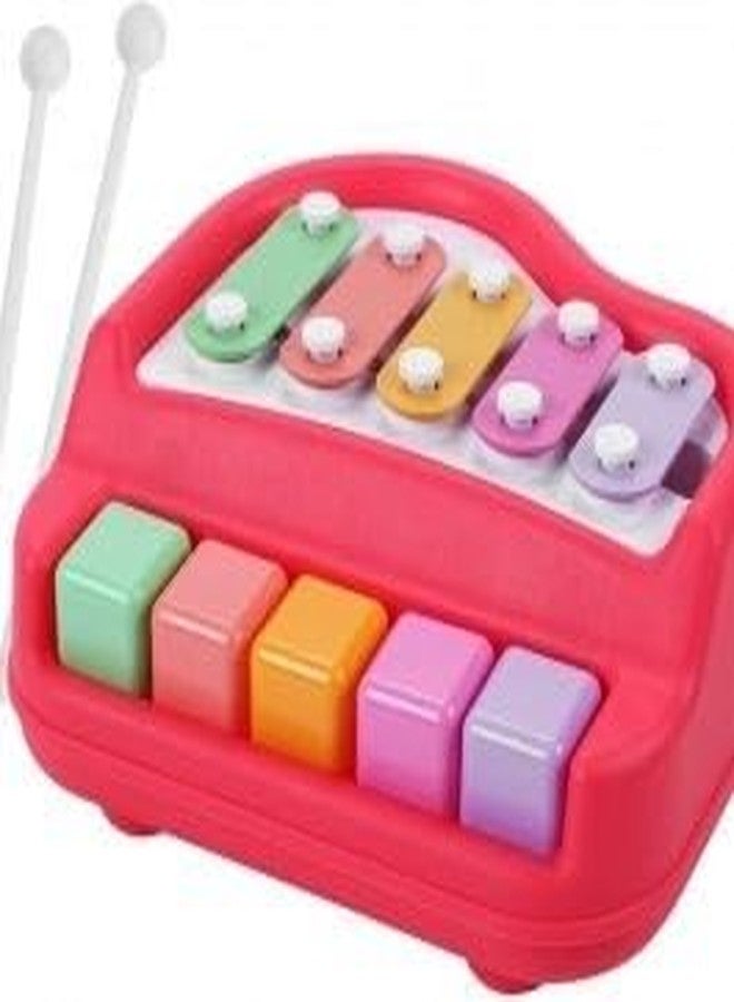 TEMSON Piano and Xylophone Toy with Colorful Keys & 2 Mallets for Kids (Assorted ) - Image 3